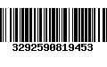 Código de Barras 3292590819453