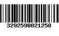 Código de Barras 3292590821258