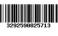 Código de Barras 3292590825713