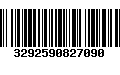 Código de Barras 3292590827090