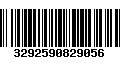 Código de Barras 3292590829056