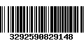 Código de Barras 3292590829148