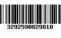 Código de Barras 3292590829810