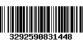 Código de Barras 3292590831448