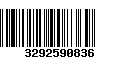 Código de Barras 3292590836