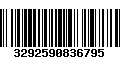 Código de Barras 3292590836795