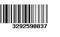 Código de Barras 3292590837