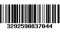 Código de Barras 3292590837044