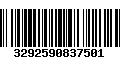 Código de Barras 3292590837501