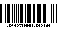 Código de Barras 3292590839260