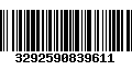 Código de Barras 3292590839611