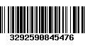 Código de Barras 3292590845476