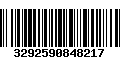 Código de Barras 3292590848217