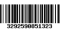 Código de Barras 3292590851323