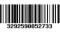 Código de Barras 3292590852733