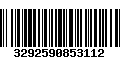 Código de Barras 3292590853112