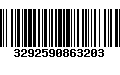 Código de Barras 3292590863203