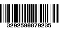 Código de Barras 3292590879235