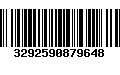 Código de Barras 3292590879648