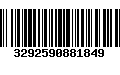 Código de Barras 3292590881849