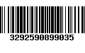 Código de Barras 3292590899035