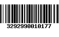 Código de Barras 3292990010177