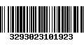 Código de Barras 3293023101923