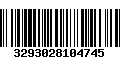 Código de Barras 3293028104745