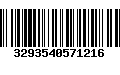 Código de Barras 3293540571216