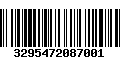 Código de Barras 3295472087001