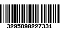 Código de Barras 3295890227331