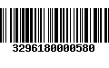 Código de Barras 3296180000580