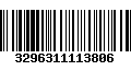 Código de Barras 3296311113806