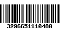 Código de Barras 3296651110480