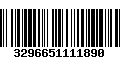 Código de Barras 3296651111890