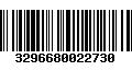 Código de Barras 3296680022730