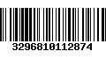 Código de Barras 3296810112874