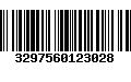 Código de Barras 3297560123028