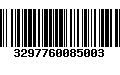 Código de Barras 3297760085003