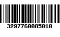 Código de Barras 3297760085010