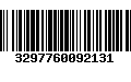 Código de Barras 3297760092131