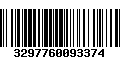 Código de Barras 3297760093374