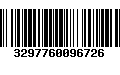 Código de Barras 3297760096726