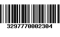 Código de Barras 3297770002304