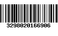 Código de Barras 3298020166906