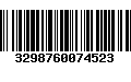 Código de Barras 3298760074523