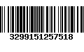 Código de Barras 3299151257518