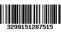 Código de Barras 3299151287515