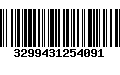 Código de Barras 3299431254091