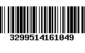 Código de Barras 3299514161049